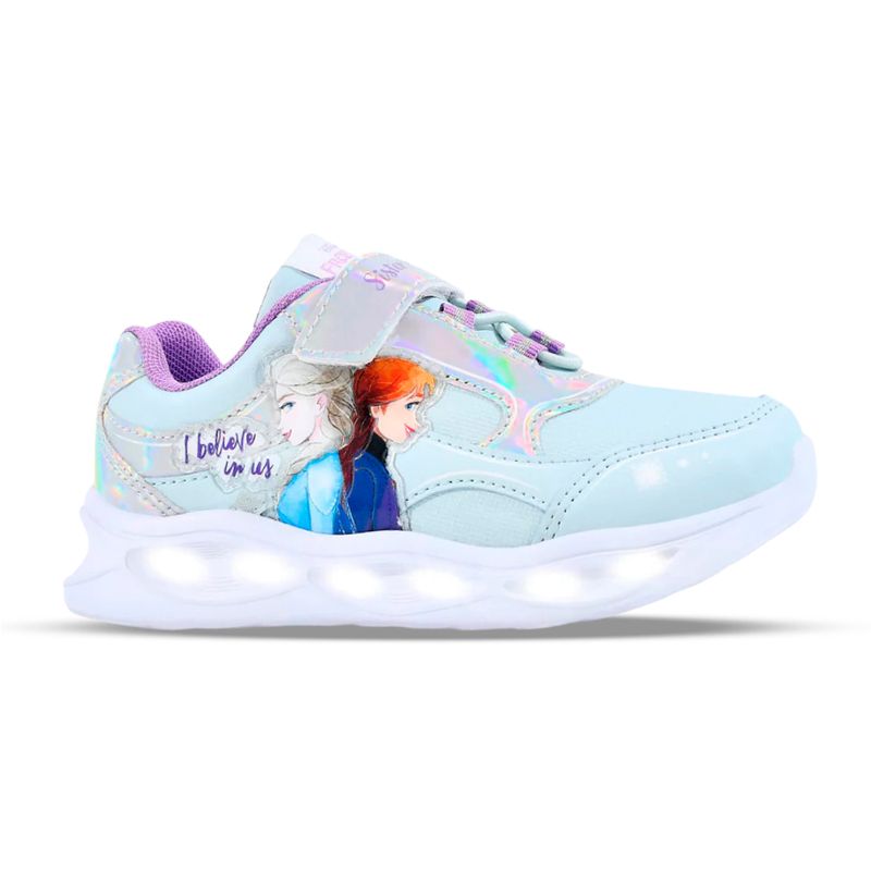 Zapatillas niña frozen con luces hot sale