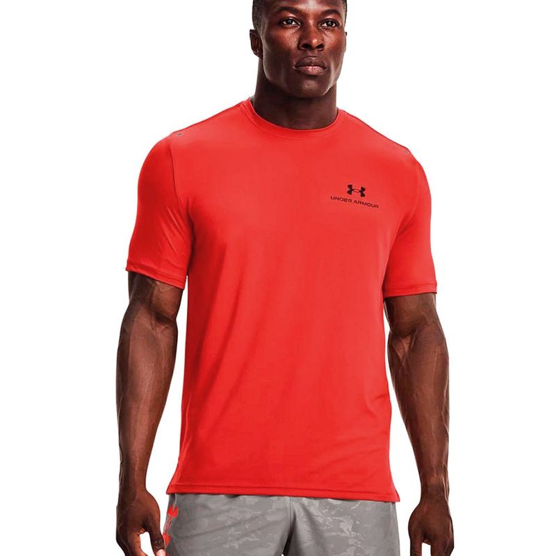 Under Armour Ua Hg Rush 2.0 Ss rojo camisetas fitness hombre