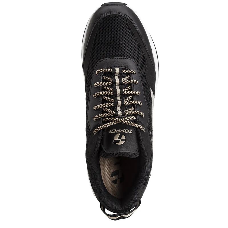 ZAPATILLAS-RUNNING-HOMBRE-TOPPER-CIRCUS-NEGRO÷GRIS-PALOMA÷BEIGE