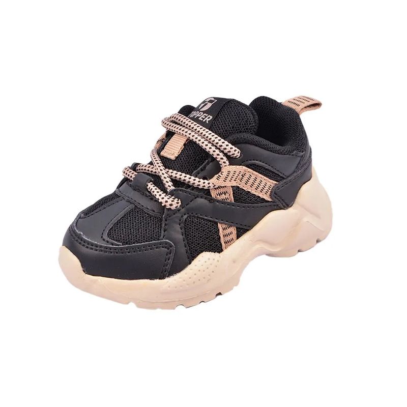ZAPATILLAS-RUNNING-NIÑO-TOPPER-CHALPA-II-BB-NEGRO÷BEIGE-OYSTER