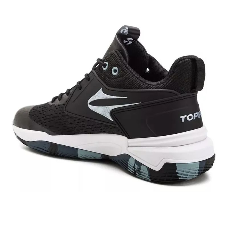 ZAPATILLAS-BASQUET-HOMBRE-TOPPER-FLIGHT-NEGRO÷AQUA-TUR