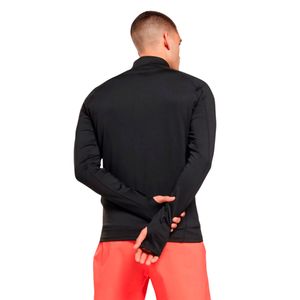 BUZO RUNNING HOMBRE REEBOK QUARTER ZIP−BLACK