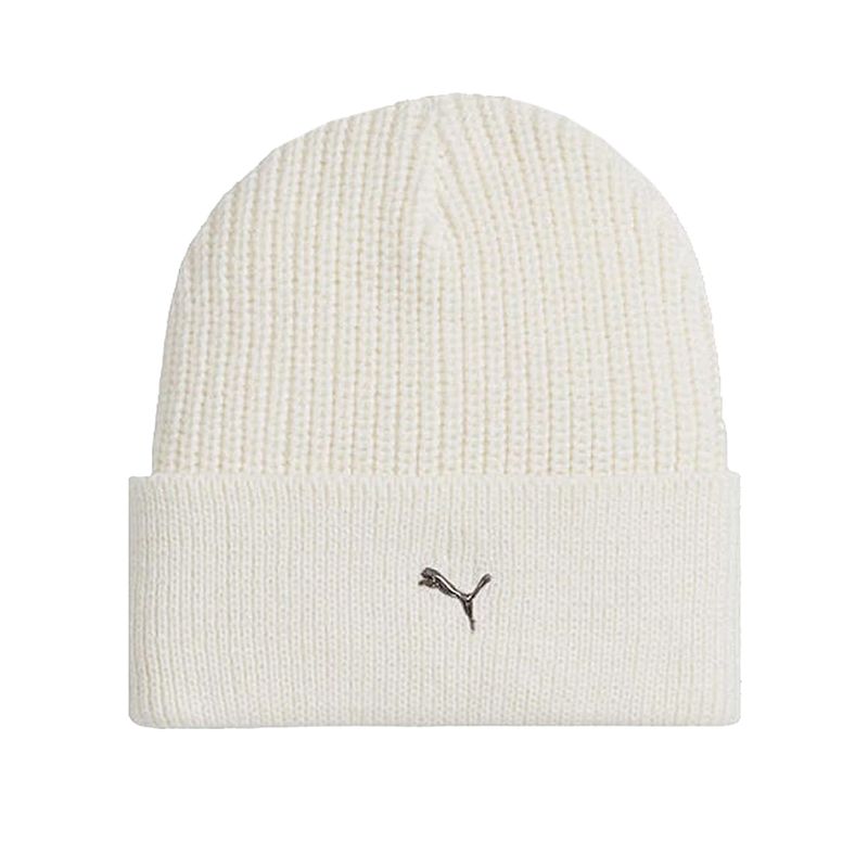 GORRO-MUJER-PUMA-METAL-CAT-BEANIE-WARM-WHITE