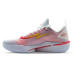 ZAPATILLAS BASQUET HOMBRE PEAK TAICHI LIGHTNING 11 WHITE−RED ORANGE