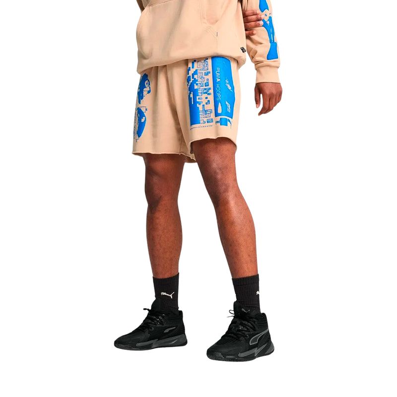 SHORT-BASQUET-HOMBRE-PUMA-ANCIENT-ROARS-TERRY
