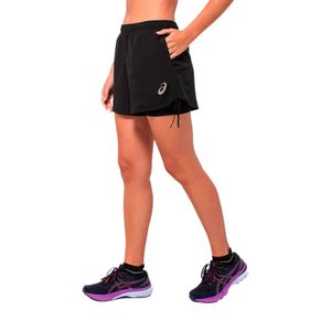 SHORT TTRAINING MUJER ASICS REGULABLE NEGRO