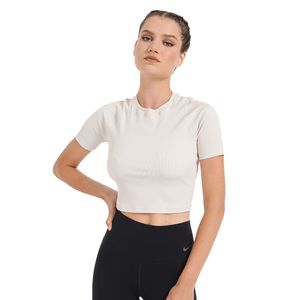 REMERA TRAINING MUJER NIKE ZENVY RIB