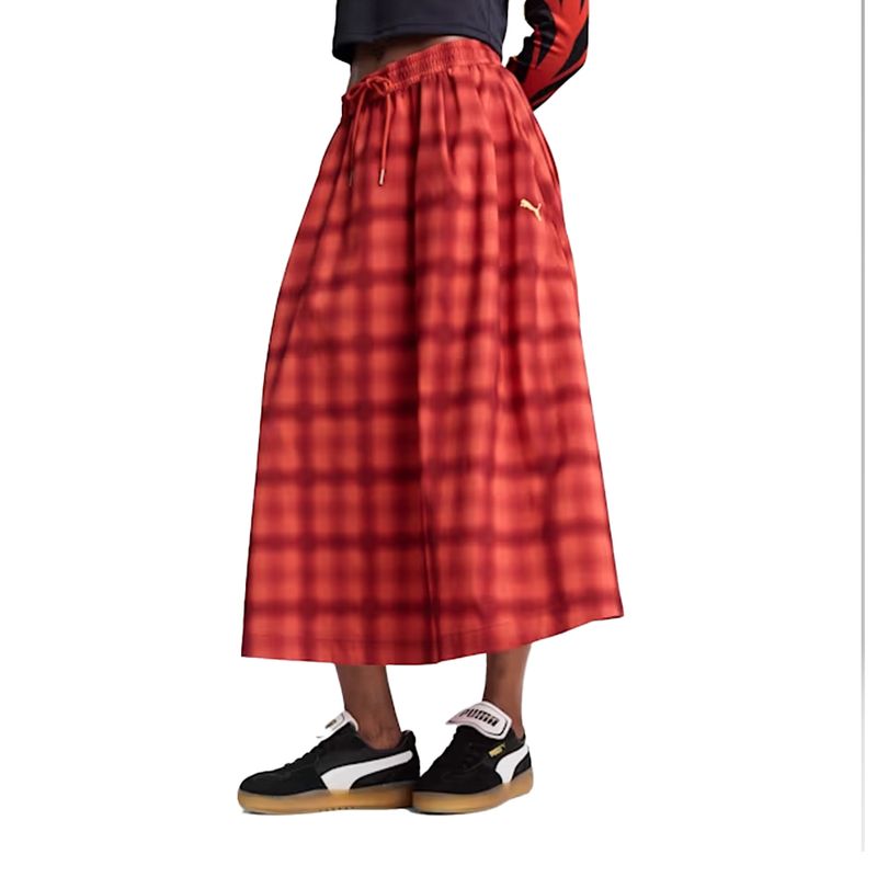 POLLERA-URBANA-MUJER-PUMA-ROAD-TO-UNITY-WOVEN-MIDI-RED
