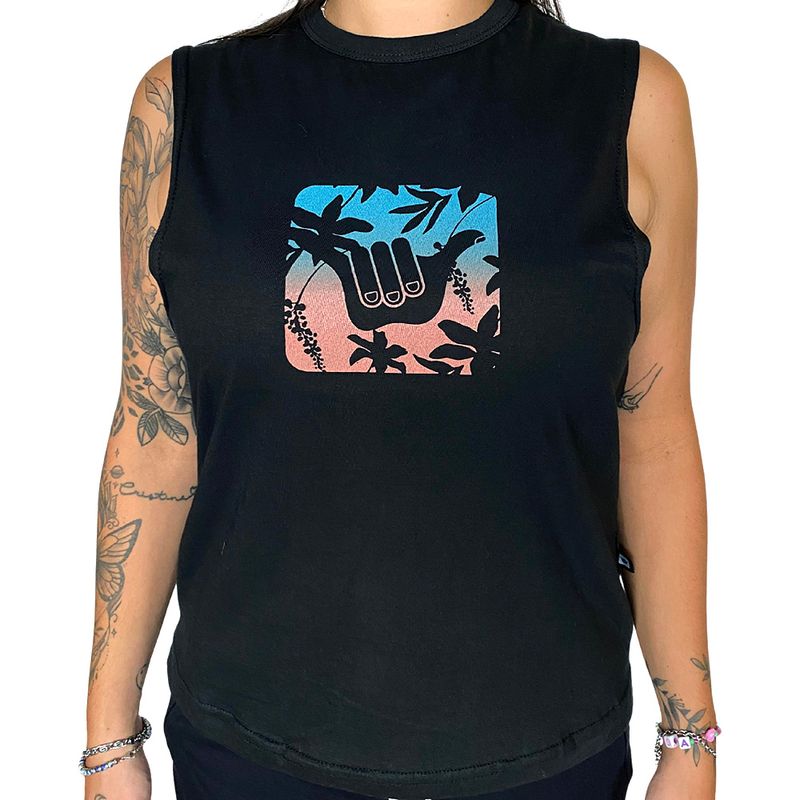 MUSCULOSA-MODA-MUJER-HANG-LOOSE--FOREVER-NEGR