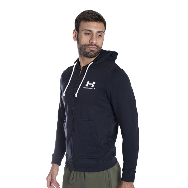 Campera Under Armour Sportstyle Terry Fzip Hombre Training