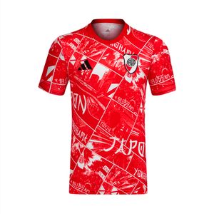 CAMISETA FUTBOL HOMBRE ADIDAS RIVER PLATE PRE PARTIDO 25−26
