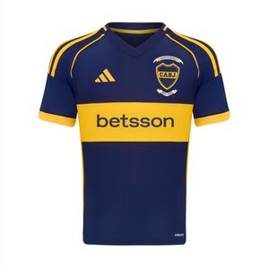 CAMISETA FUTBOL NIÑO ADIDAS BOCA JR TITULAR 25−26