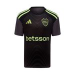 CAMISETA-FUTBOL-NIÑO-ADIDAS-BOCA-JR-ARQUERO-25−26
