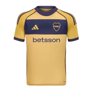 CAMISETA FUTBOL NIÑO ADIDAS BOCA JUNIORS ALTERNATIVA 25−26