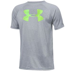 REMERA DEPORTIVA NIÑO UNDER ARMOUR TECH BIG LOGO SS