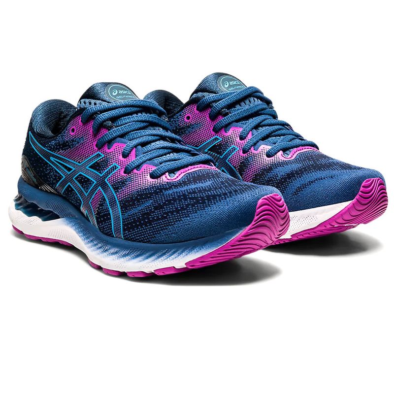  ASICS Zapatillas de running Gel-Pulse 14 para mujer, Negro/  papaya : Ropa, Zapatos y Joyería