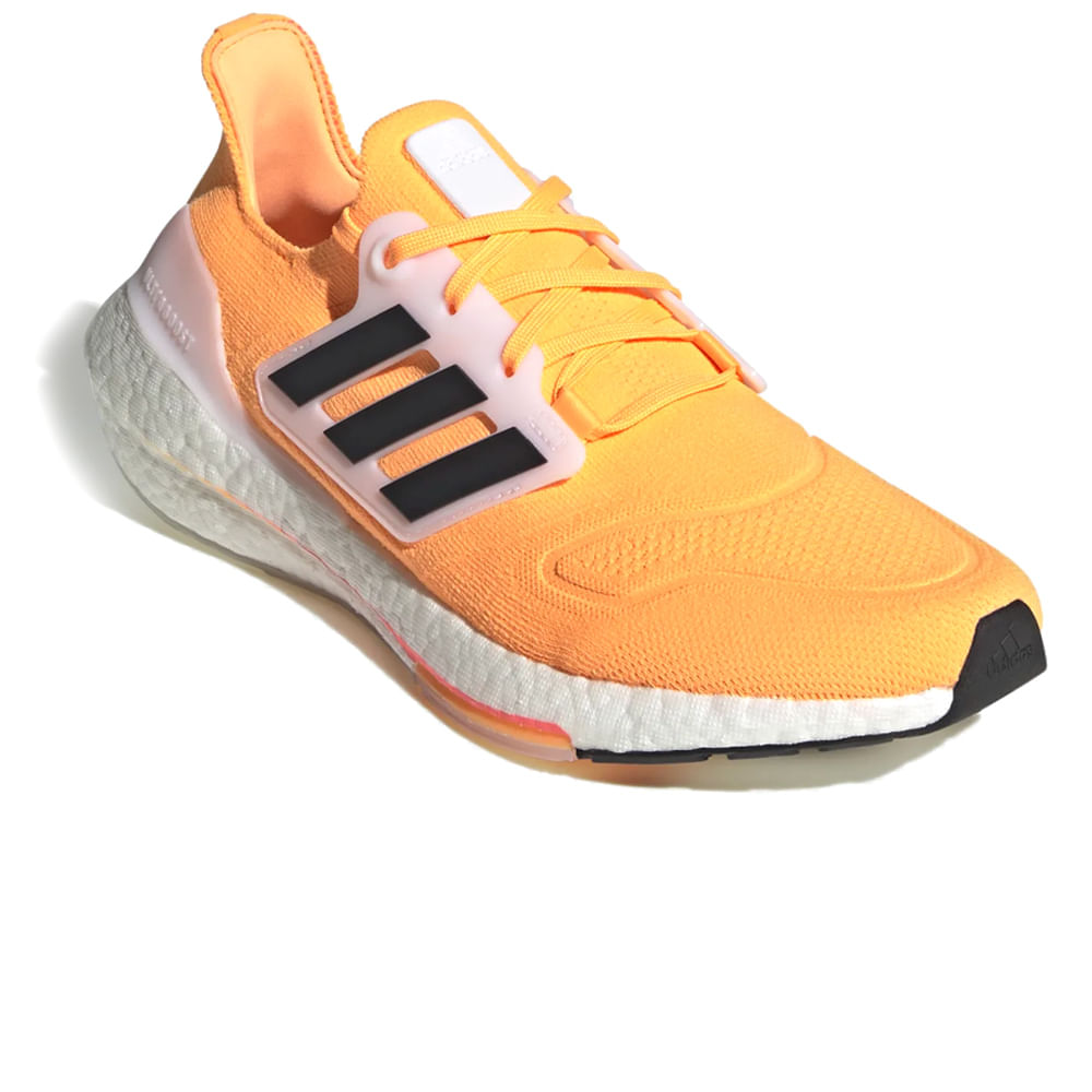 Zapatillas running Adidas Ultraboost 22 beige naranja hombre