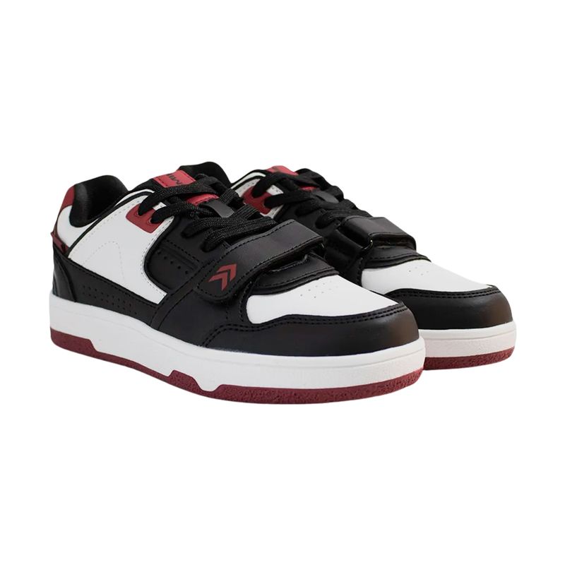ZAPATILLAS-URBANAS-NIÑO-ATOMIK-ROKI-NEGRO−ROJO