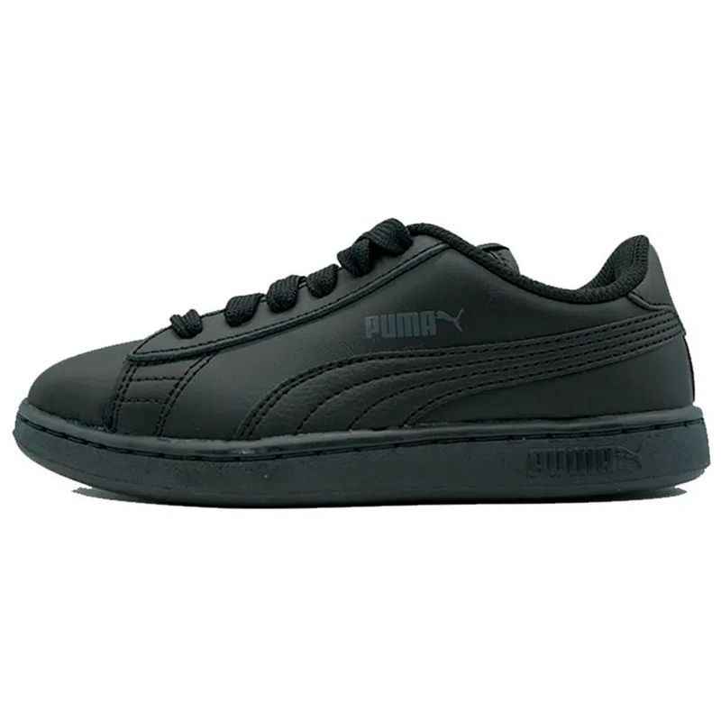 Zapatilla negra puma 2025 smash v2 adp