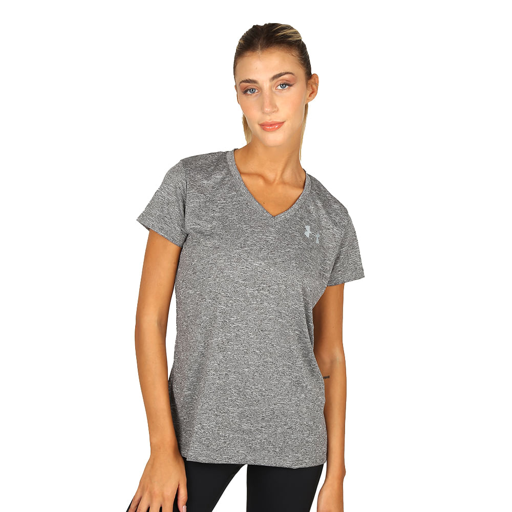 REMERA TRAINING MUJER UNDER ARMOUR TECH SSV SOLID - rossettiar